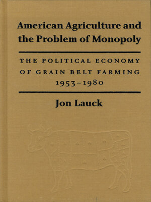 cover image of American Agriculture and the Problem of Monopoly